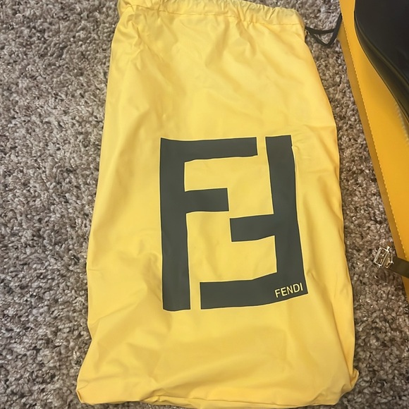 FENDI Size 37 Ballerina Flats, New In Box Black - Picture 5 of 14